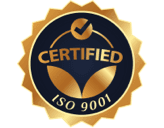 ISO 9001 Certified badge